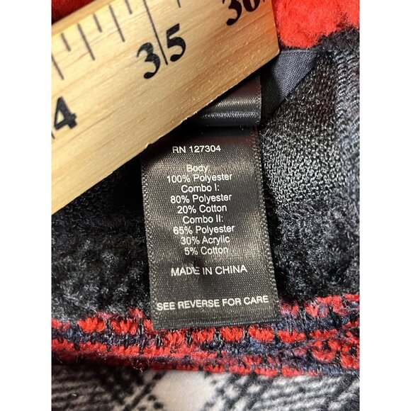 ALI MILES Sweater Coat Jacket Women's L Art To Wear Patchwork Heavyweight Boho - Picture 4 of 6